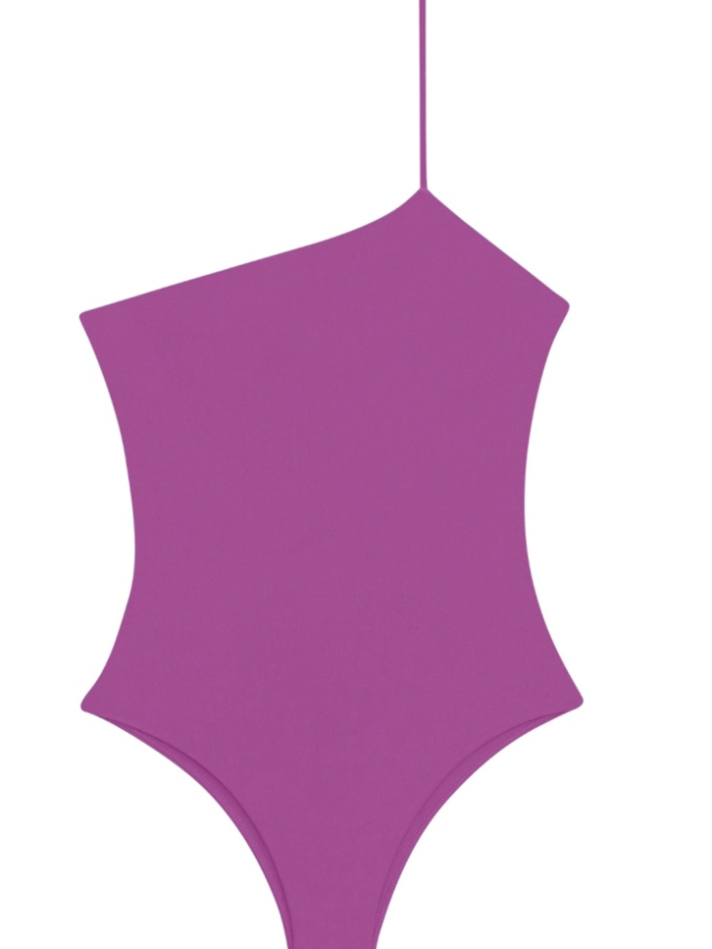 MIKOH  Toulon One Piece swimsuit one strap Purple Extra Small